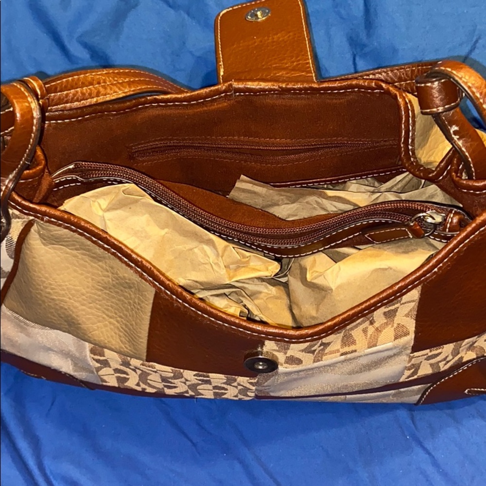 Etienne Aigner Patchwork Handbag - image 4